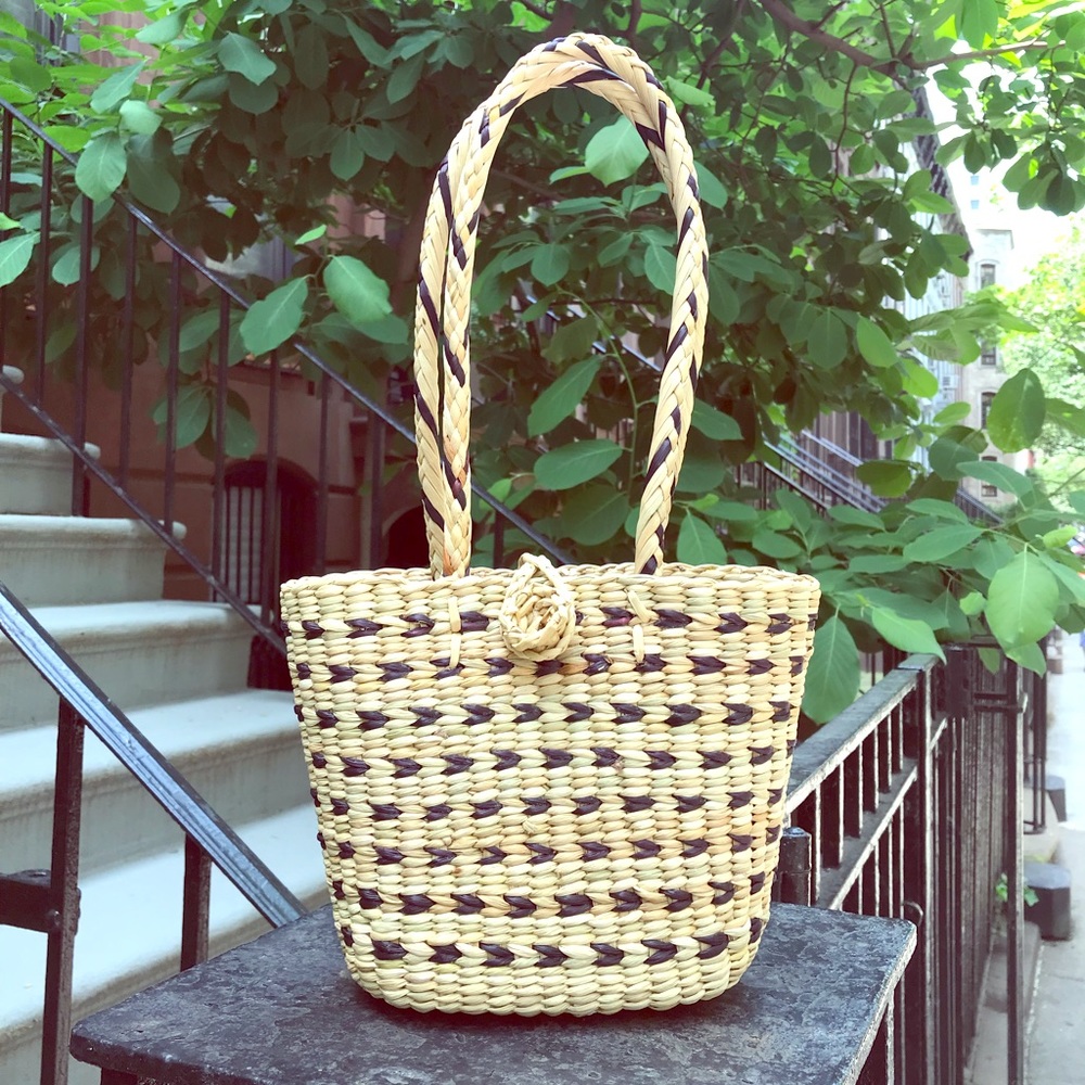 Mini straw bag 🖤 pattern - Picture 2 of 3